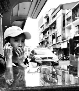 A Vietnamese woman in Cambodia with insecure housing